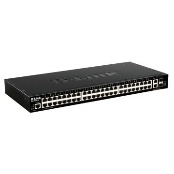 D-Link DGS-1520-52/E netwerk-switch Managed L3 10G Ethernet (100/1000/10000) 1U Zwart (DGS-1520-52/E) thumbnail