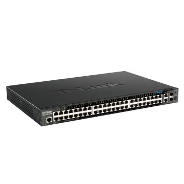 D-Link DGS-1520-52MP Managed L3 Gigabit Ethernet (10/100/1000) Power over Ethernet (PoE) 1U Zwart (DGS-1520-52MP/E) thumbnail