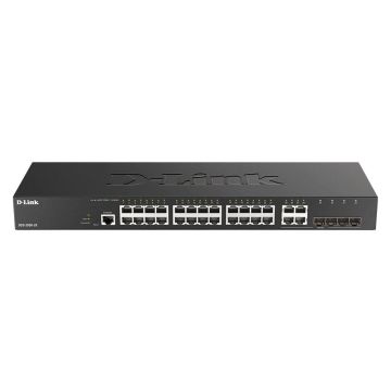 D-Link DGS-2000-28 netwerk-switch Managed L2/L3 Gigabit Ethernet (10/100/1000) 1U Zwart (DGS-2000-28) thumbnail