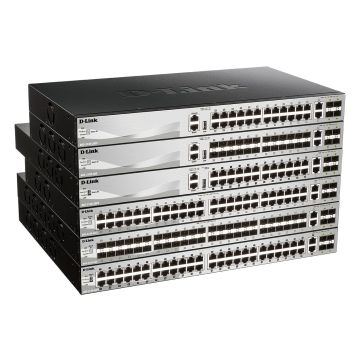 D-Link DGS-3130-30PS/E netwerk-switch Managed L3 Gigabit Ethernet (10/100/1000) Power over Ethernet (PoE) Grijs (DGS-3130-30PS/E) thumbnail