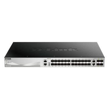 D-Link DGS-3130-30S/E netwerk-switch Managed L3 10G Ethernet (100/1000/10000) Grijs (DGS-3130-30S/E) thumbnail