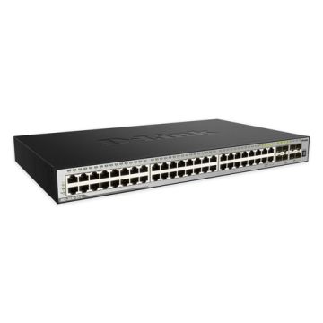 D-Link DGS-3630-52TC Managed L3 Gigabit Ethernet (10/100/1000) 1U Zwart (DGS-3630-52TC/SI) thumbnail