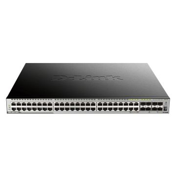 D-Link DGS-3630-52TC/SI/E netwerk-switch Managed L3 Gigabit Ethernet (10/100/1000) 1U Zwart (DGS-3630-52TC/SI/E) thumbnail