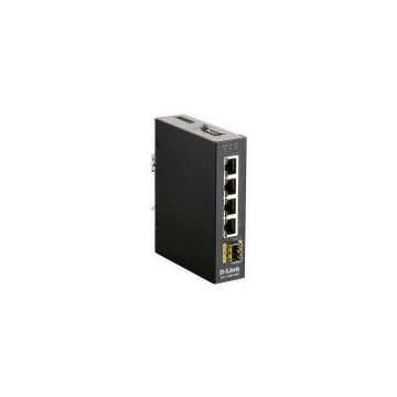 D-Link DIS‑100G‑5SW Unmanaged L2 Gigabit Ethernet (10/100/1000) Zwart (DIS-100G-5SW) thumbnail