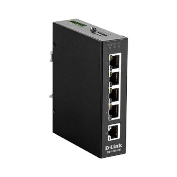 D-Link DIS‑100G‑5W Unmanaged L2 Gigabit Ethernet (10/100/1000) Zwart (DIS-100G-5W) thumbnail