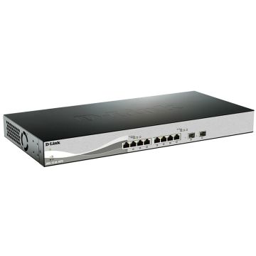 D-Link DXS-1210-10TS Managed L2/L3 10G Ethernet (100/1000/10000) 1U Zwart, Zilver (DXS-1210-10TS/E) thumbnail