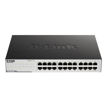 D-Link GO-SW-24G Unmanaged L2 Gigabit Ethernet (10/100/1000) 1U Zwart (GO-SW-24G/E) thumbnail