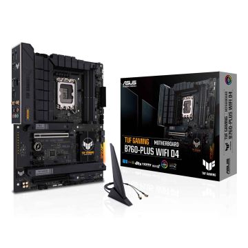 ASUS TUF GAMING B760-PLUS WIFI D4 Intel B760 LGA 1700 ATX (90MB1DF0-M1EAY0) thumbnail