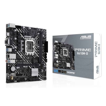 ASUS PRIME H610M-D Intel H610 LGA 1700 micro ATX (90MB1G80-M0EAY0) thumbnail