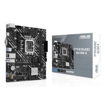 ASUS Prime H610M-K Intel H610 LGA 1700 micro ATX (90MB1GA0-M0EAY0) thumbnail