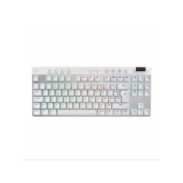 Logitech G PRO X TKL LIGHTSPEED Gaming Keyboard - WHITE - FRA - 2.4GHZ/BT - N/A - CENTRAL-419 - TACT (920-012145) thumbnail