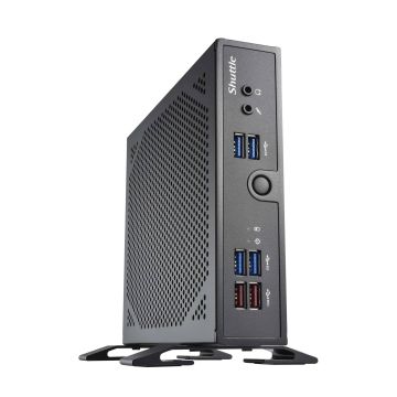 Shuttle XPC slim Barebone DS50U5, i5-1335U, 2x LAN (1x 2.5Gbit ,1x 1Gbit), 1xCOM,1xHDMI,1xDP, 1x VGA, ventilatorloos , 24/7 permanent gebruik (BC9631-433) thumbnail