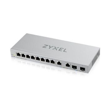 Zyxel XGS1210-12-ZZ0102F netwerk-switch Managed Gigabit Ethernet (10/100/1000) Grijs (XGS1210-12-ZZ0102F) thumbnail