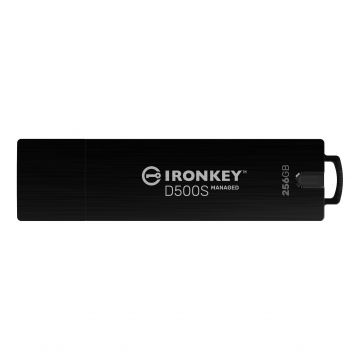 Kingston Technology IronKey D500S USB flash drive 256 GB USB Type-A 3.2 Gen 1 (3.1 Gen 1) Zwart
