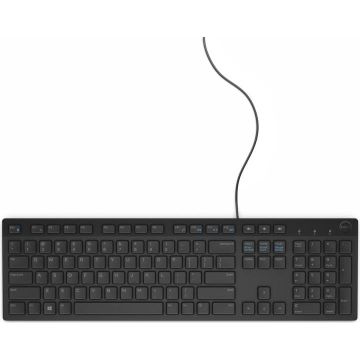 Dell USB Slim QuietKey Keyboard (UK) (0U150) thumbnail