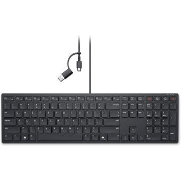 Dell USB Slim QuietKey Keyboard (UK) (2GR91) thumbnail