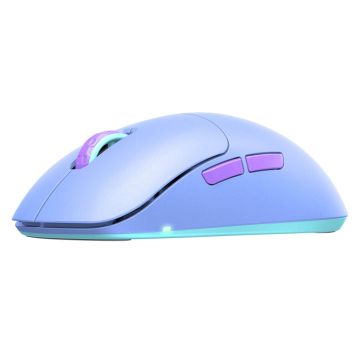CHERRY XTRFY M8 Wireless muis Gamen Rechtshandig RF Wireless + USB Type-C Optisch 26000 DPI (M8W-FROSTY-PURPLE) thumbnail