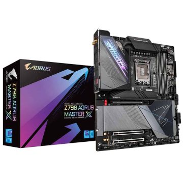 GIGABYTE Z790 AORUS MASTER X moederbord Intel Z790 Express LGA 1700 Verlengd ATX (Z790 AORUS MASTER X) thumbnail