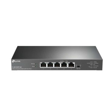 TP-Link TL-SG105PP-M2 netwerk-switch Unmanaged Gigabit Ethernet (10/100/1000) Power over Ethernet (PoE) Zwart (TL-SG105PP-M2) thumbnail