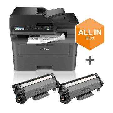 Brother MFC-L2827DWXL multifunctionele printer Laser A4 1200 x 1200 DPI 32 ppm Wifi (MFCL2827DWXLRE1) thumbnail