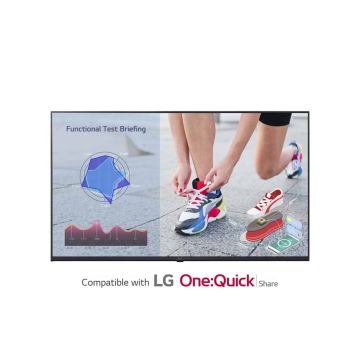 LG 43UL3J-M beeldkrant Digitale signage flatscreen 109,2 cm (43") LCD Wifi 300 cd/m² 4K Ultra HD Blauw WebOS 16/7 (43UL3J-M) thumbnail