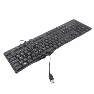 Dell USB Slim QuietKey Keyboard (UK) (C643N) thumbnail