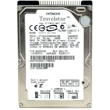 HP Harddisk drive EIO (HTS541040G9AT00) thumbnail
