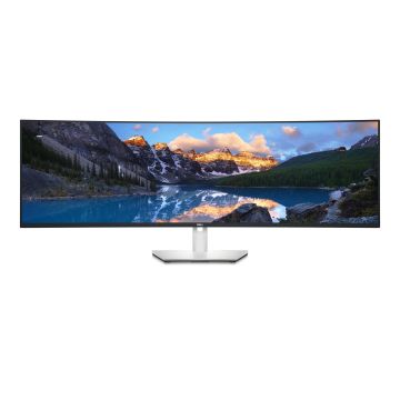 DELL UltraSharp U4924DW computer monitor 124,5 cm (49") 5120 x 1440 Pixels 5K Ultra HD LCD Zwart, Zilver (DELL-U4924DW) thumbnail