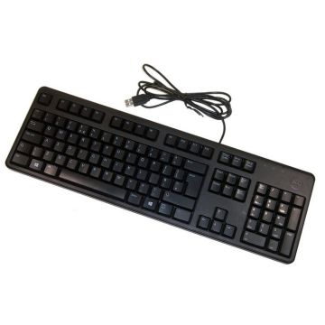 DELL DJ491 toetsenbord USB QWERTY Engels Zwart (DJ491) thumbnail