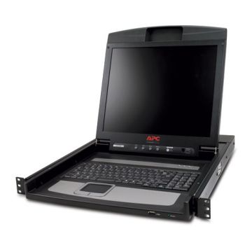 APC AP5717UK rack console 43,2 cm (17") Zwart