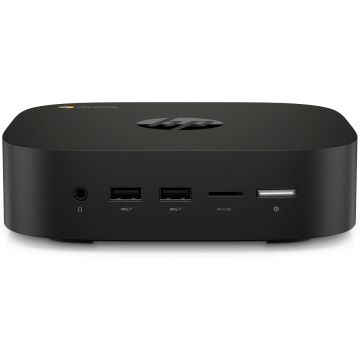 HP Chromebox G2 Intel® Core™ i5 i5-7300U 8 GB DDR4-SDRAM 64 GB SSD ChromeOS Mini PC Zwart (4BC68EA#ABH) thumbnail