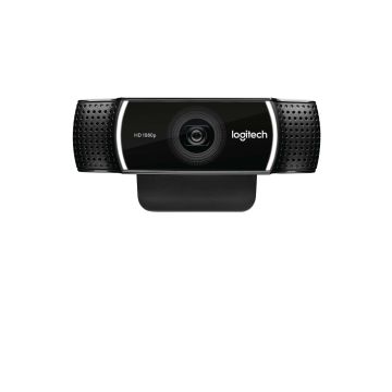 Logitech C922 webcam 1920 x 1080 Pixels USB Zwart (960-001181) thumbnail