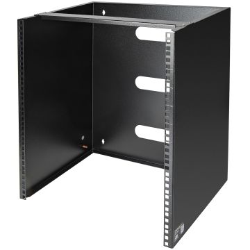 StarTech.com 12U&nbsp;wandmonteerbaar netwerk rack&nbsp;- 35 cm diep&nbsp;(low-profile)&nbsp;- 19 inch beugel voor patchpanelen voor ondiepe server-&nbsp;en IT&nbsp;-apparatuur, netwerk switches&nbsp;- maximumgewicht: 57 kg&nbsp;, zwart (WALLMNT12) thumbnail