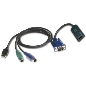 Vertiv Avocent DSAVIQ-PS2M toetsenbord-video-muis (kvm) kabel Zwart