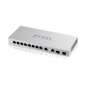Zyxel XGS1010-12-ZZ0102F netwerk-switch Unmanaged Gigabit Ethernet (10/100/1000) Grijs (XGS1010-12-ZZ0102F) thumbnail