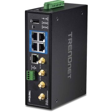 TRENDnet TI-W100 - Wireless Router - 4-Port-Switch - GigE - 802.11a/b/g/n/ac - Dual-Band (TI-W100) thumbnail