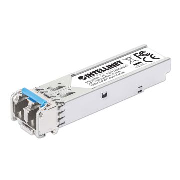 Intellinet Netwerk transceiver Gigabit SFP, 1000Base-LX (LC) single-mode, 10 km, equivalent aan Cisco GLC-LX-SM-RGD, 3 jaar garantie (508568) thumbnail