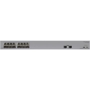 HUAWEI eKit S110 Series S110-16LP2SR Unmanaged L2 Gigabit Ethernet (10/100/1000) Power over Ethernet (PoE) 1U Grijs (98012197) thumbnail