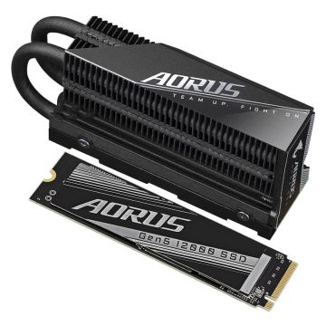 GIGABYTE AORUS Gen5 12000 1 TB M.2 PCI Express 5.0 NVMe 3D TLC NAND (AG512K1TB) thumbnail