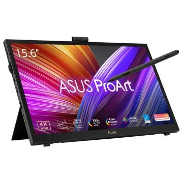 ASUS ProArt PA169CDV computer monitor 39,6 cm (15.6") 3840 x 2160 Pixels 4K Ultra HD LCD Touchscreen Zwart (90LM0711-B01I70) thumbnail
