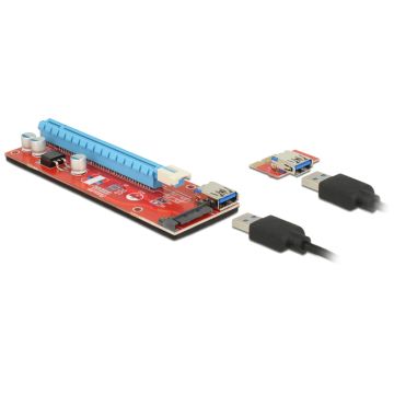 DeLOCK 41423 interfacekaart/-adapter Intern PCI, SATA, USB 3.2 Gen 1 (3.1 Gen 1) (41423) thumbnail