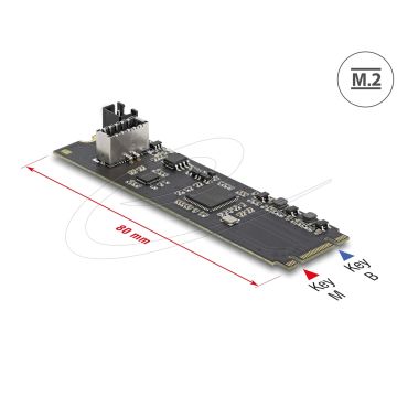 Delock Converter M.2 Key B+M male to 1 (63330) thumbnail