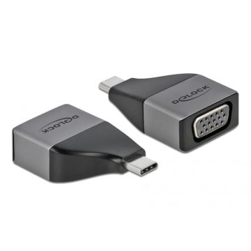DeLOCK 64002 USB grafische adapter 1920 x 1080 Pixels Grijs (64002) thumbnail