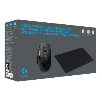 Logitech G502 X Gaming Mouse - BLACK USB (991-000489) thumbnail