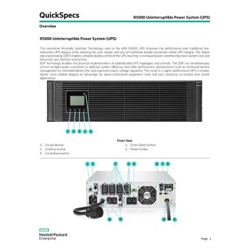 HP SPS-UPS,R8KVA,6U,INTL (438769-B31) thumbnail