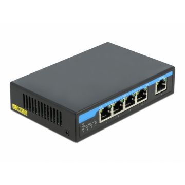 DeLOCK 87764 netwerk-switch Gigabit Ethernet (10/100/1000) Power over Ethernet (PoE) Zwart