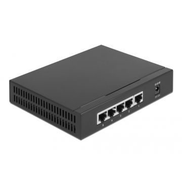 DeLOCK 87781 netwerk-switch 2.5G Ethernet (100/1000/2500) Zwart (87781) thumbnail