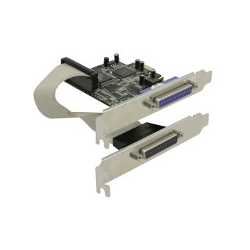 DeLOCK PCI Express card 2 x parallel interfacekaart/-adapter (89125) thumbnail