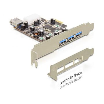 DeLOCK 89281 interfacekaart/-adapter USB 3.2 Gen 1 (3.1 Gen 1) (89281) thumbnail