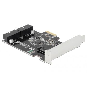 DeLOCK 90387 interfacekaart/-adapter Intern USB 3.2 Gen 1 (3.1 Gen 1) (90387) thumbnail